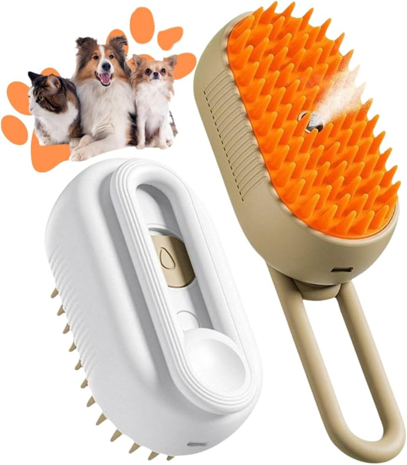 Escova Elétrica para Pets - Massagem e Remoção de Pelos